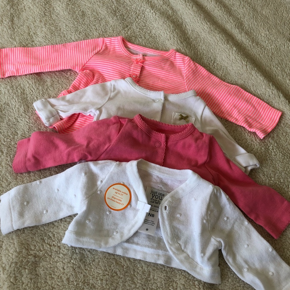Newborn cardigans FINAL PRICE.